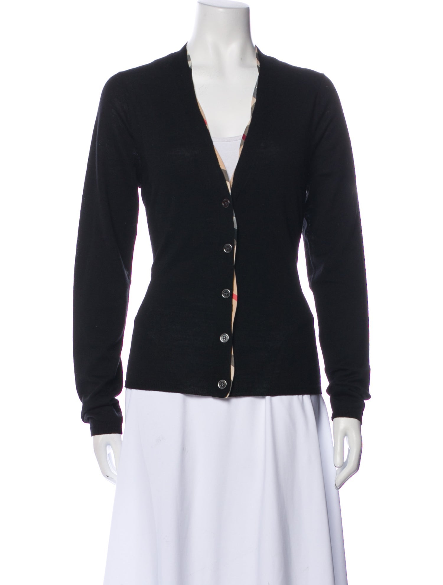 Burberry Brit Merino Wool V-Neck Sweater