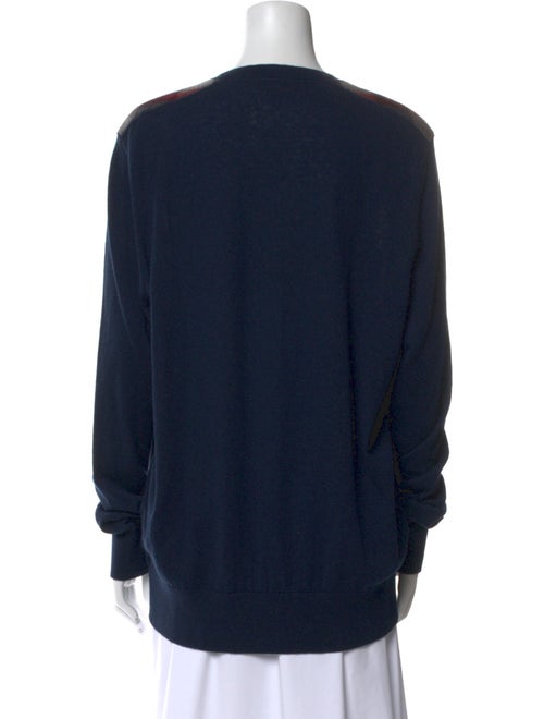 Burberry Brit Silk V-Neck Sweater