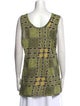 Burberry Brit Printed Scoop Neck Top