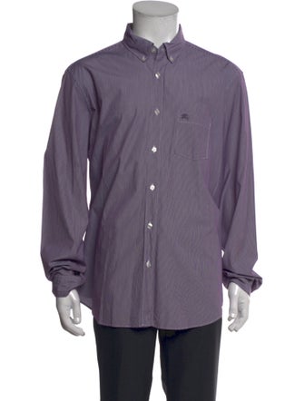 Burberry Brit Striped Long Sleeve Dress Shirt