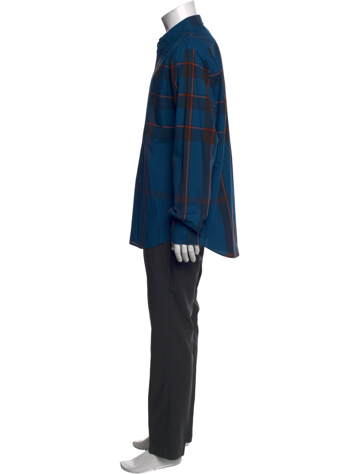 Burberry Brit Exploded Check Pattern Long Sleeve Shirt