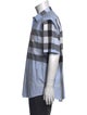 Burberry Brit Exploded Check Pattern Short Sleeve Shirt
