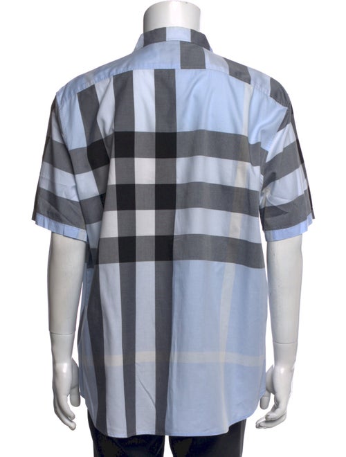 Burberry Brit Exploded Check Pattern Short Sleeve Shirt