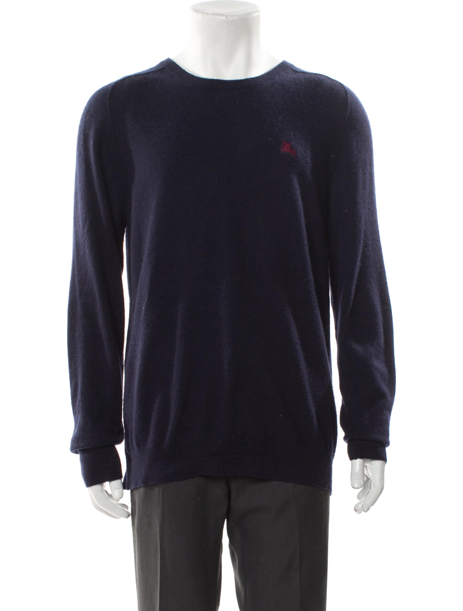 Burberry Brit Exploded Check Pattern Cashmere Pullover