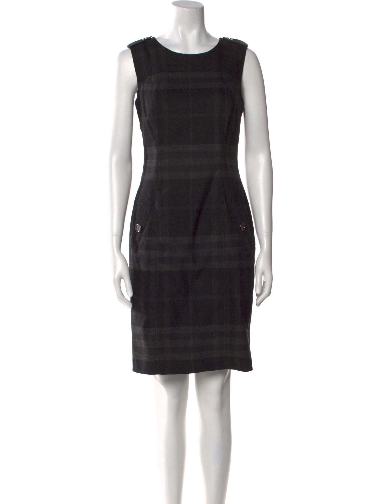 Burberry Brit Wool Knee-Length Dress
