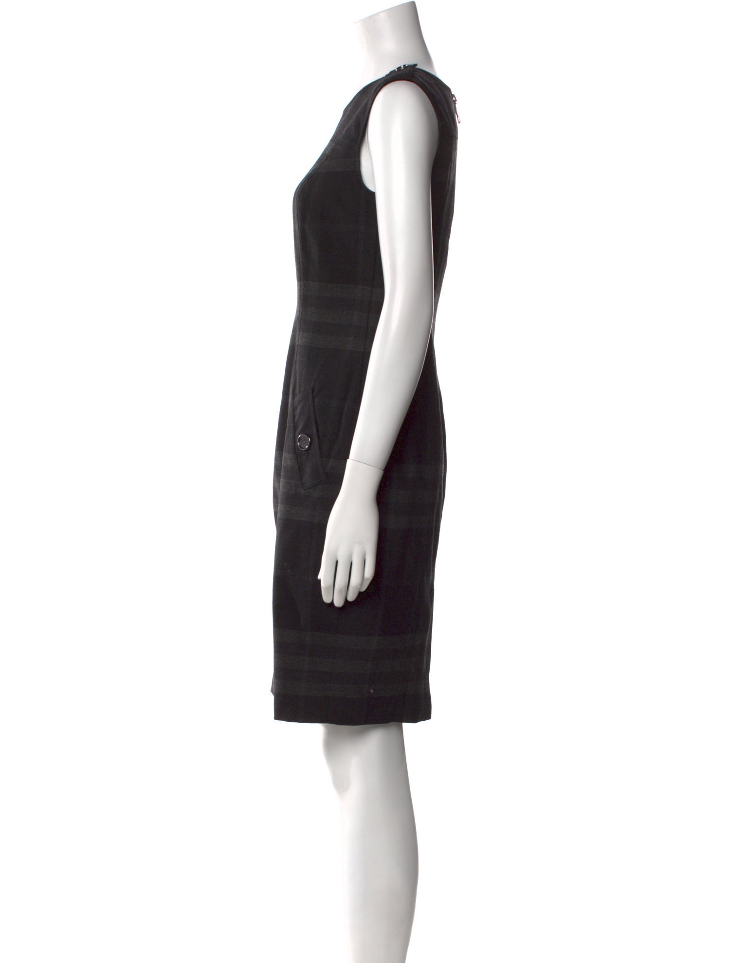 Burberry Brit Wool Knee-Length Dress