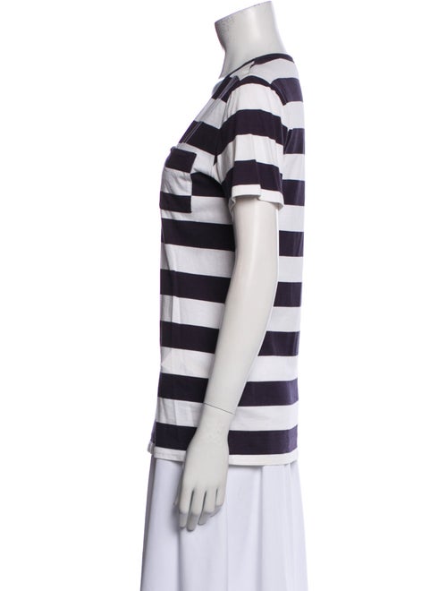 Burberry Brit Striped V-Neck T-Shirt