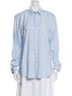 Burberry Brit Long Sleeve Button-Up Top
