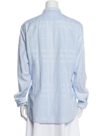 Burberry Brit Long Sleeve Button-Up Top