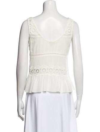 Burberry Brit V-Neck Sleeveless Top