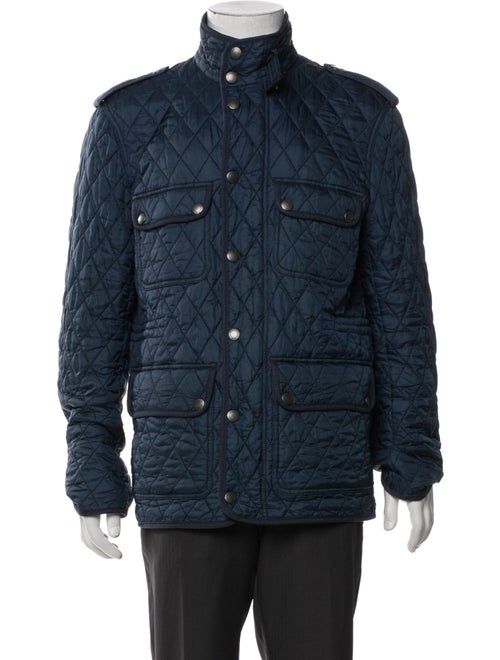 Burberry Brit Quilted Pattern Utility Jacket