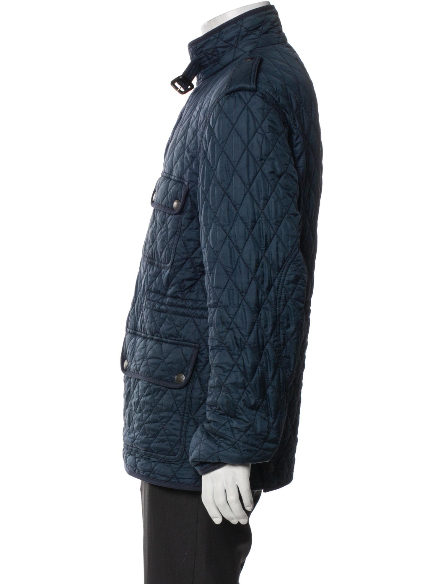 Burberry Brit Quilted Pattern Utility Jacket