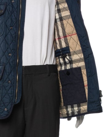 Burberry Brit Quilted Pattern Utility Jacket