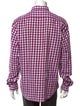 Burberry Brit Plaid Print Long Sleeve Dress Shirt