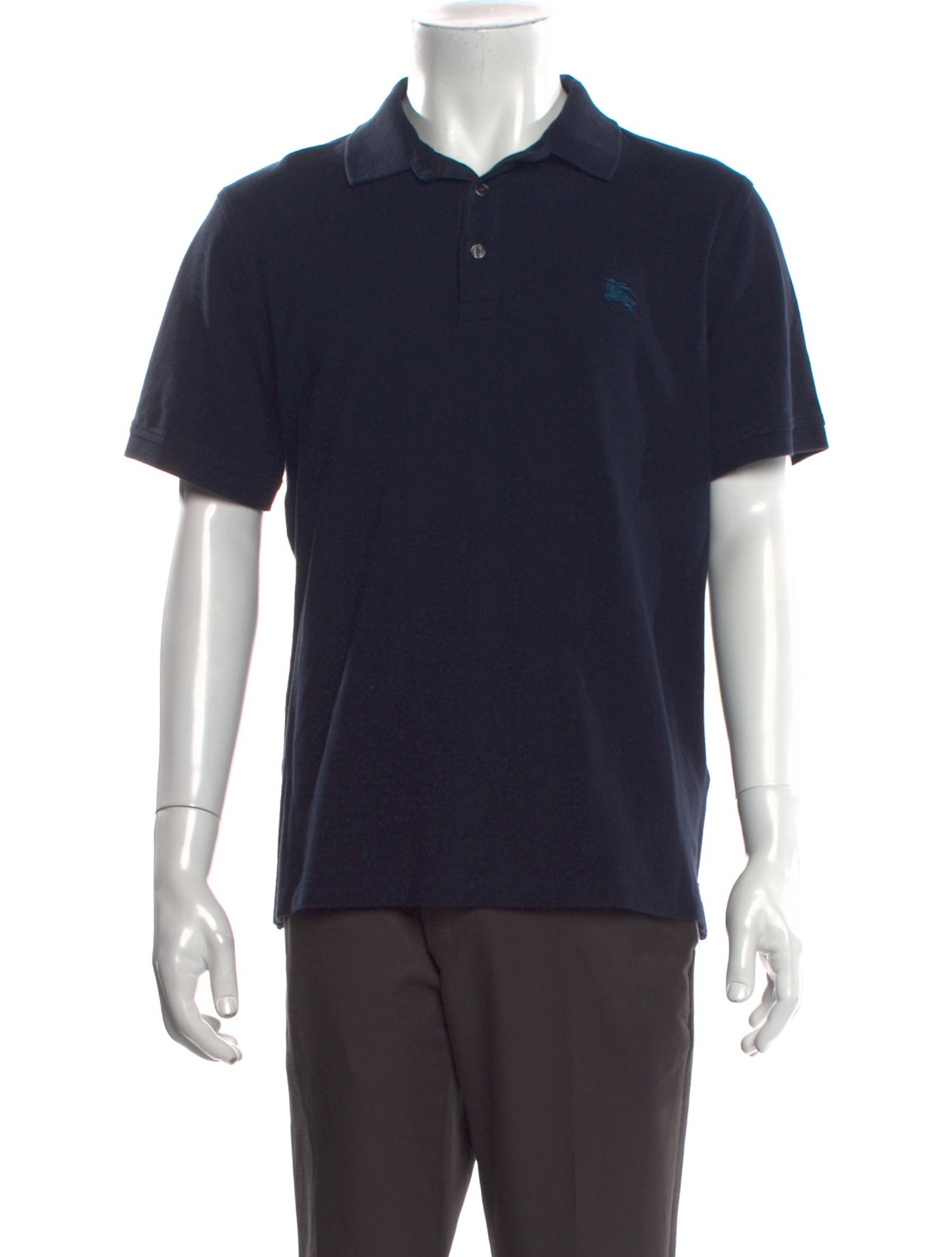 Burberry Brit Nova Check Pattern Collar Polo Shirt