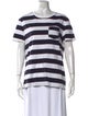 Burberry Brit Striped Crew Neck T-Shirt