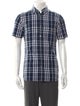 Burberry Brit Plaid Print Short Sleeve Shirt