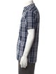 Burberry Brit Plaid Print Short Sleeve Shirt
