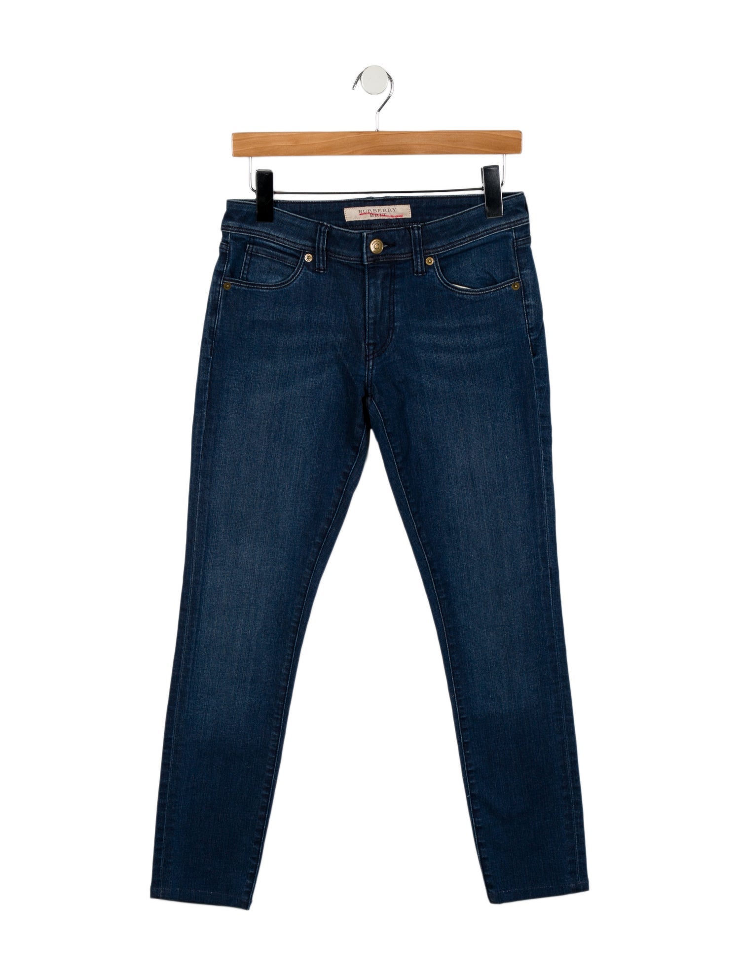 Burberry Brit Low-Rise Skinny Leg Jeans