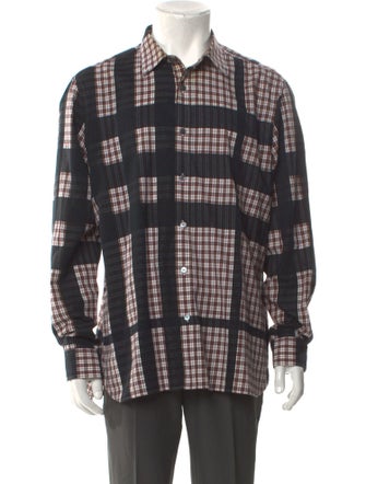Burberry Brit Nova Check Pattern Long Sleeve Shirt
