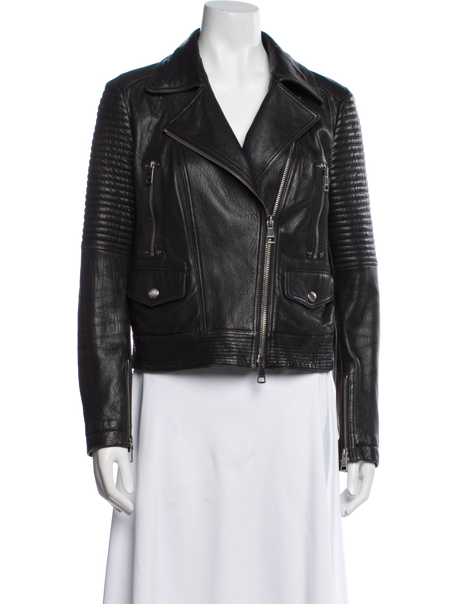 Burberry Brit Leather Fur Jacket