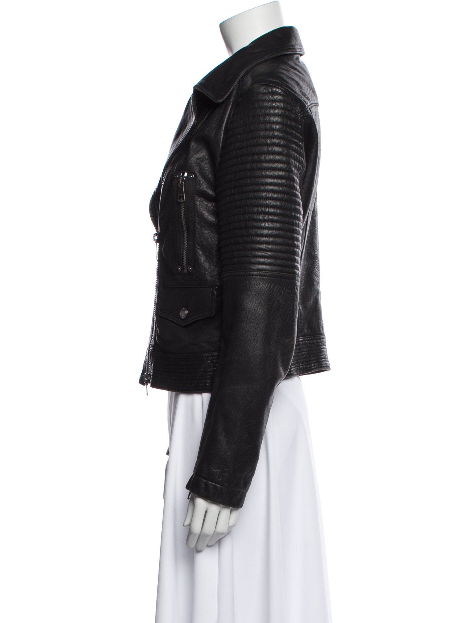 Burberry Brit Leather Fur Jacket