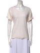 Burberry Brit Wool Scoop Neck T-Shirt