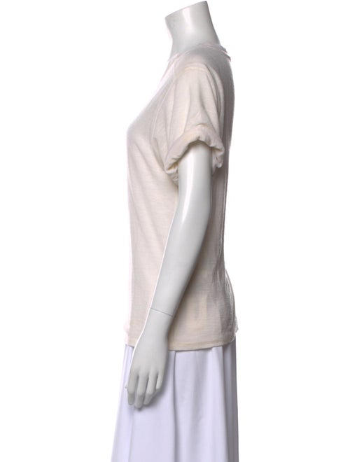 Burberry Brit Wool Scoop Neck T-Shirt