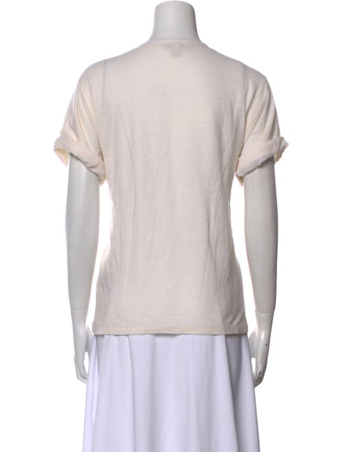 Burberry Brit Wool Scoop Neck T-Shirt