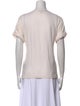 Burberry Brit Wool Scoop Neck T-Shirt