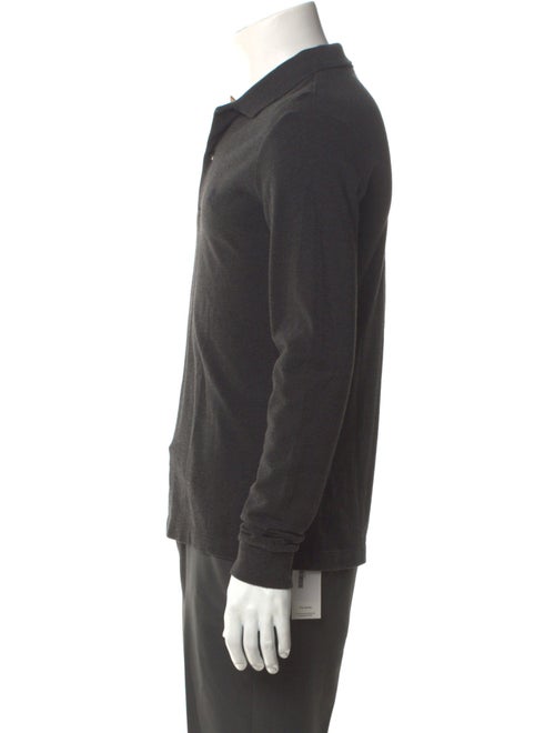 Burberry Brit Super Nova Check Pattern V-Neck Polo Shirt