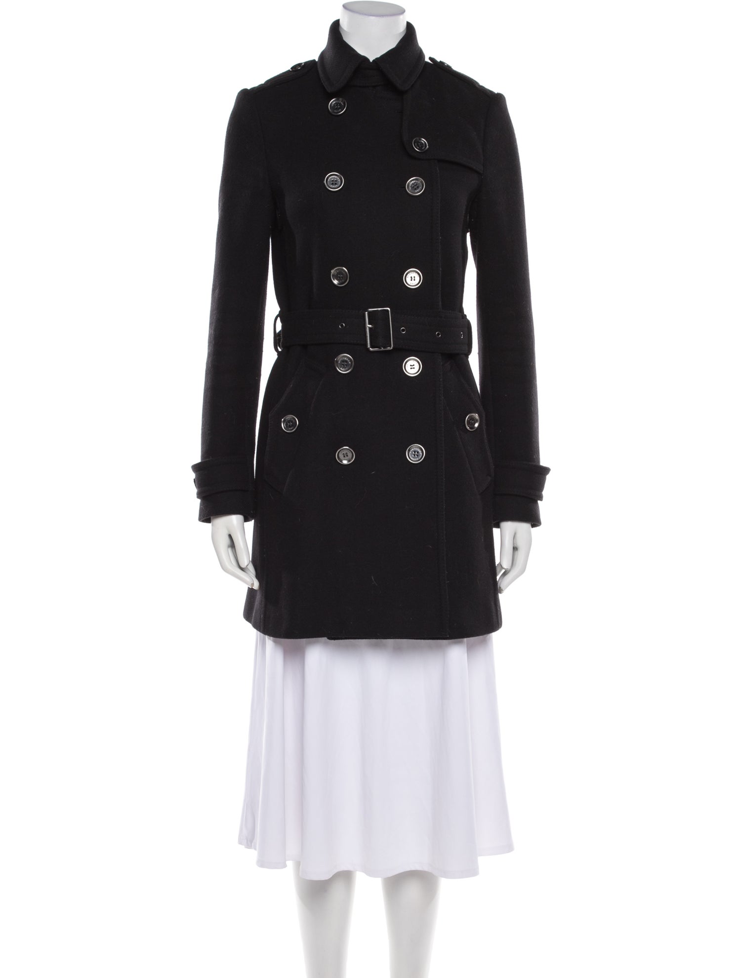 Burberry Brit Wool Trench Coat
