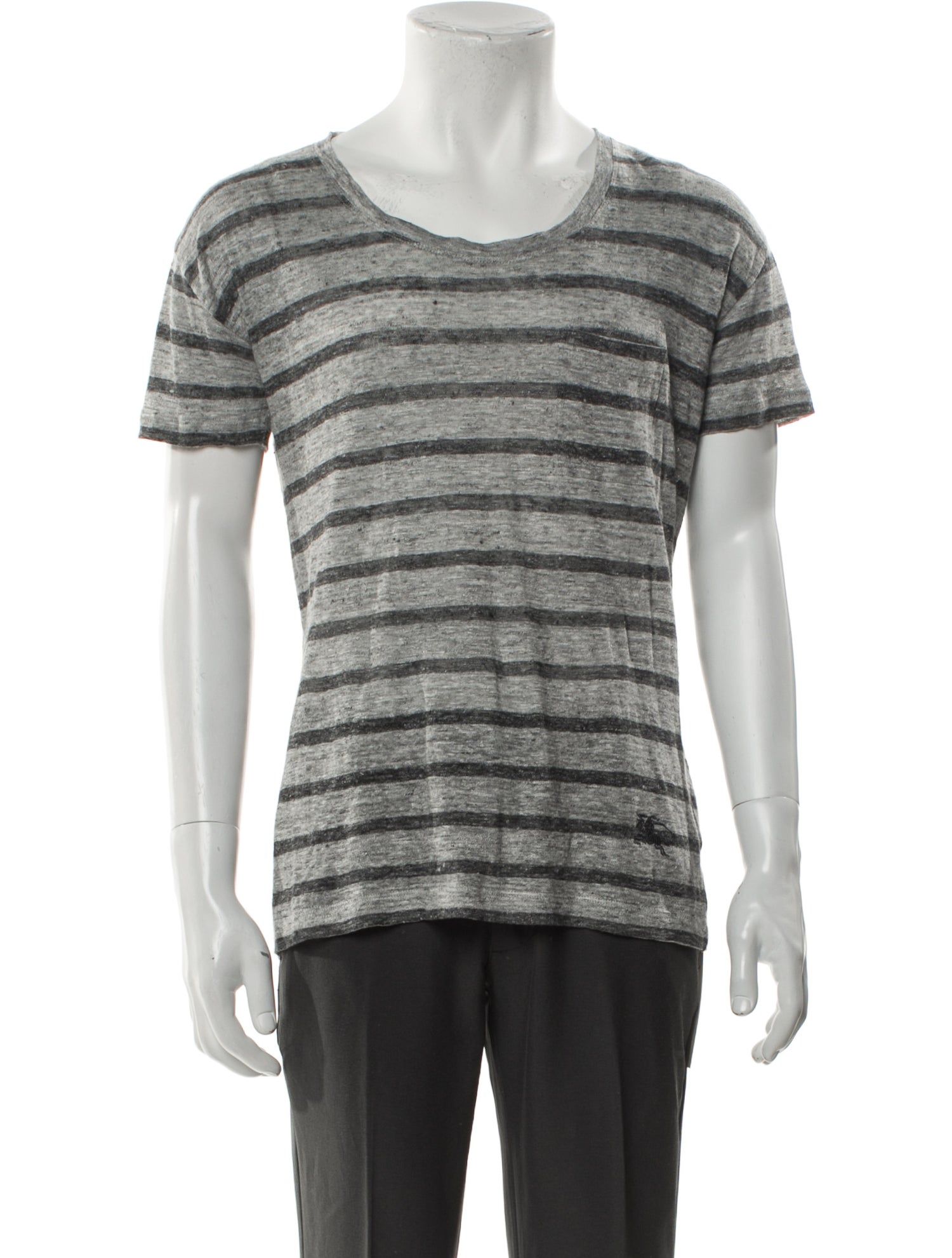 Burberry Brit Linen Striped T-Shirt