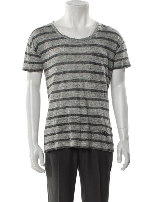 Burberry Brit Linen Striped T-Shirt