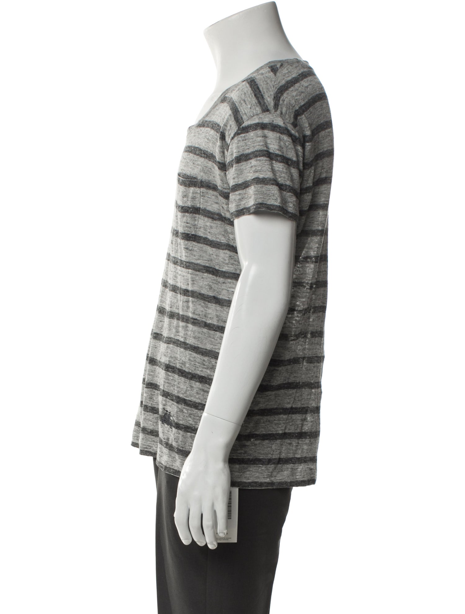 Burberry Brit Linen Striped T-Shirt