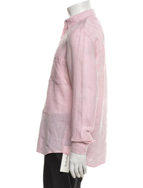 Burberry Brit Linen Long Sleeve Dress Shirt