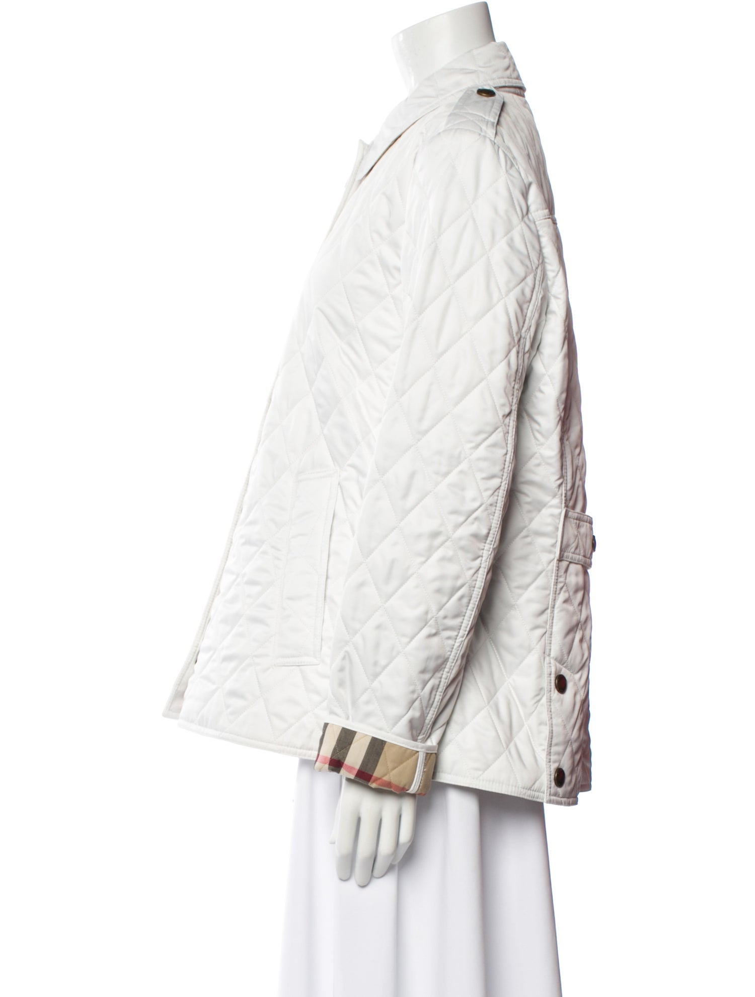 Burberry Brit Striped Denim Jacket