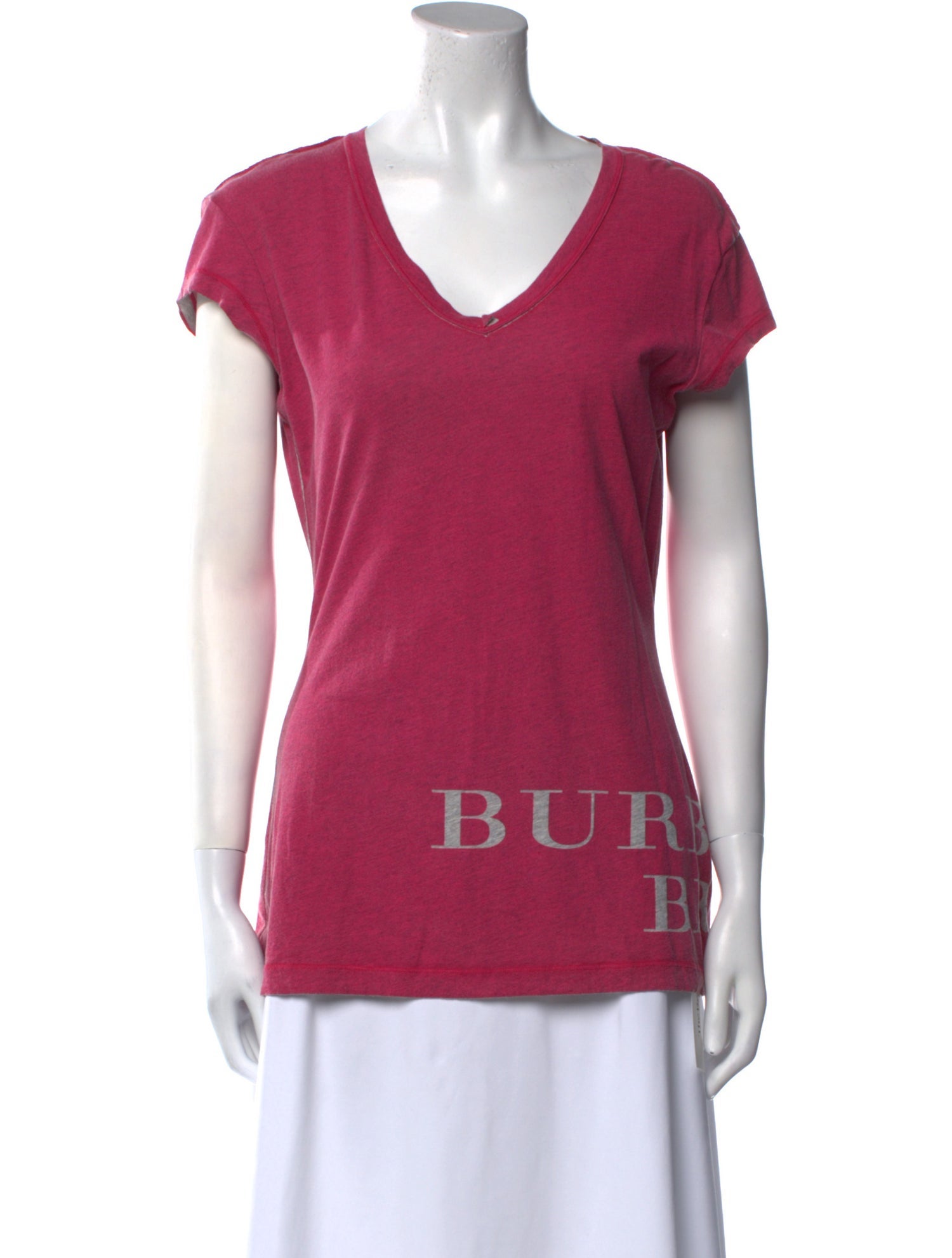 Burberry Brit V-Neck Short Sleeve T-Shirt