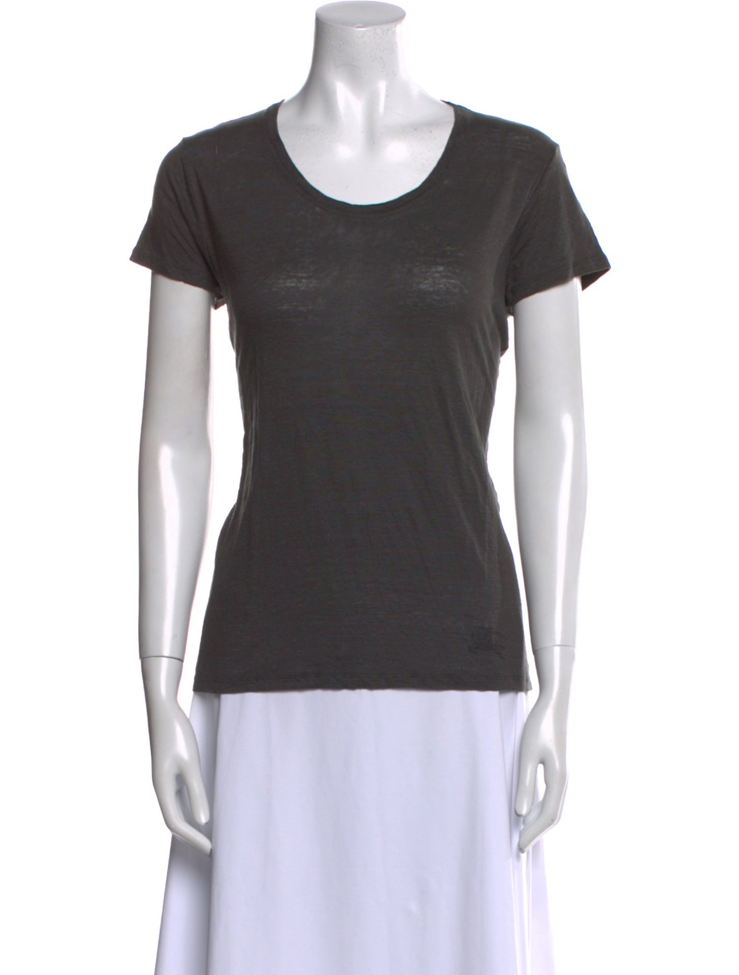 Burberry Brit Scoop Neck Short Sleeve T-Shirt