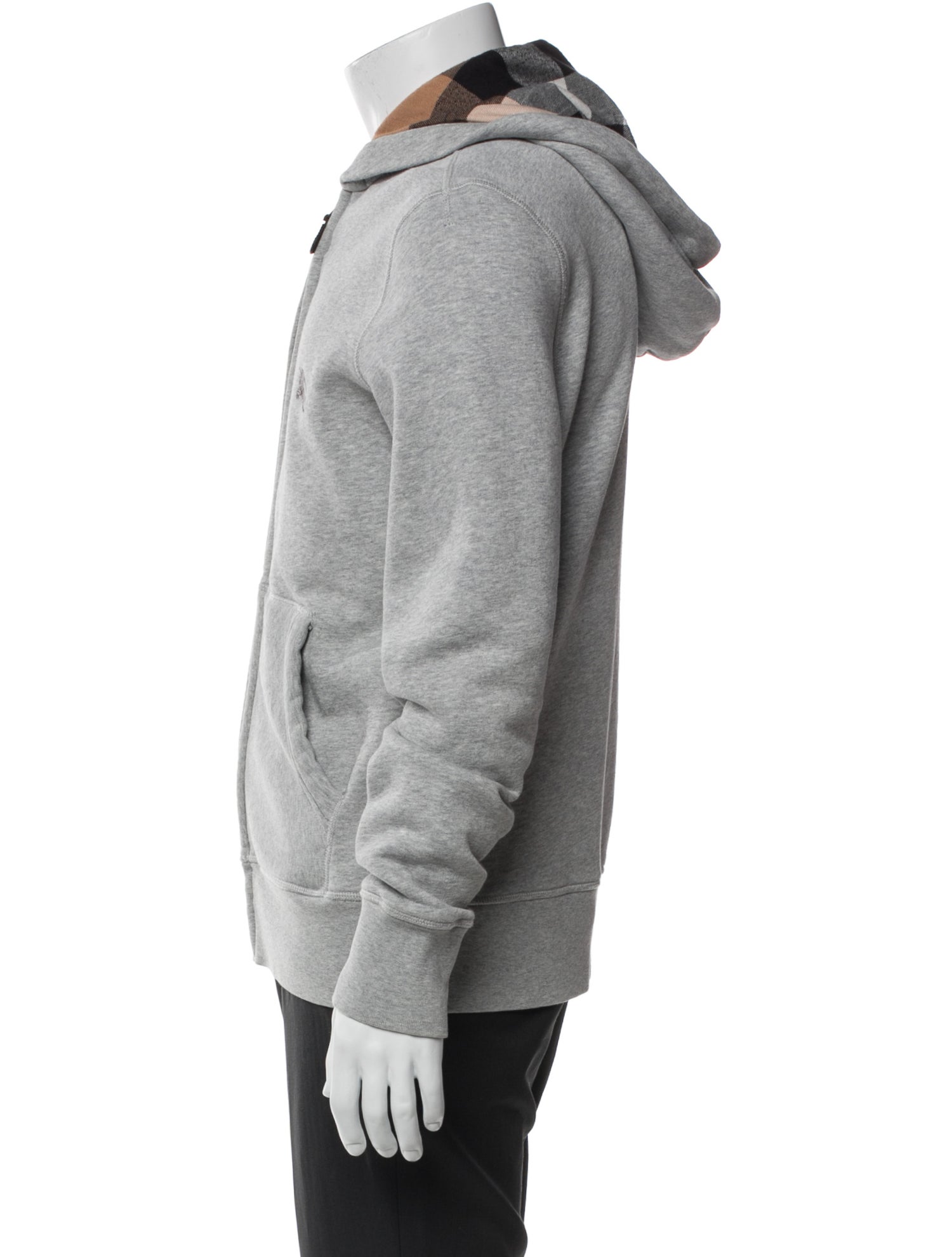 Burberry Brit House Check Pattern Bomber Jacket