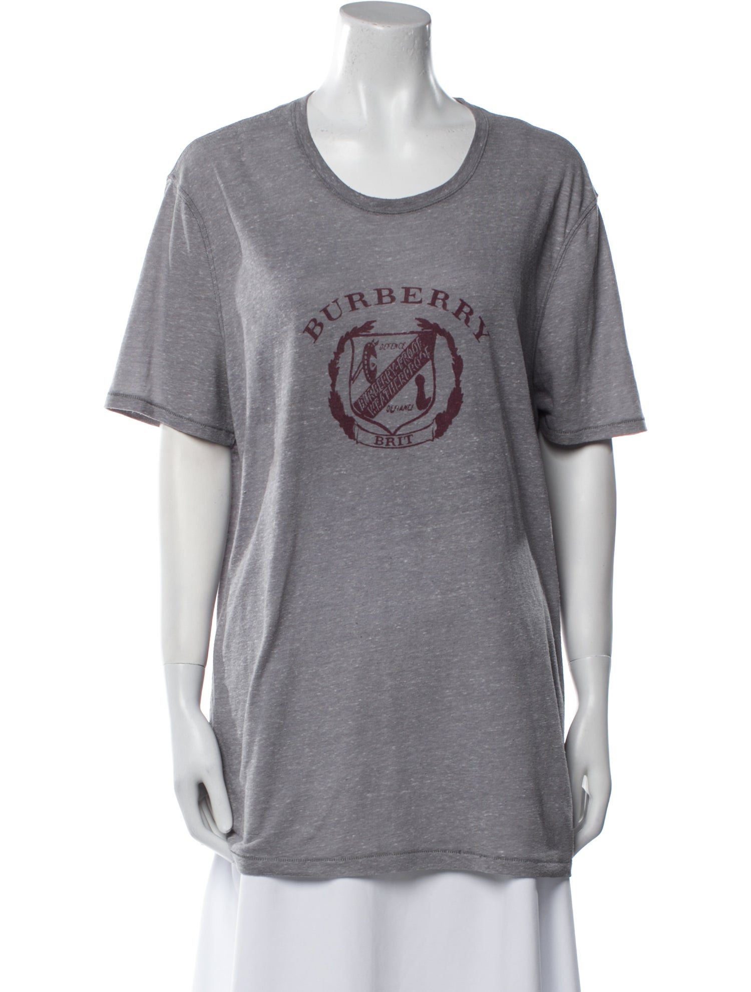 Burberry Brit Graphic Print Scoop Neck T-Shirt