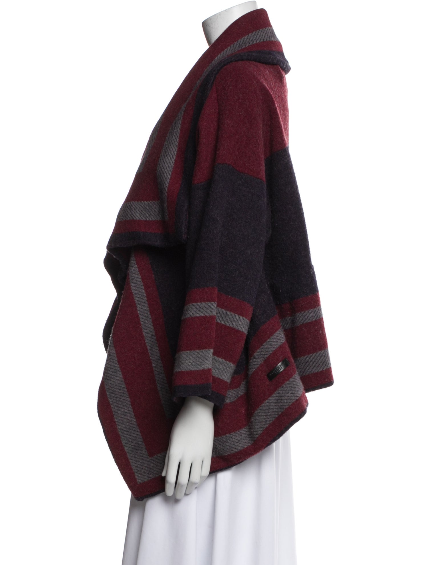 Burberry Brit Striped V-Neck Sweater