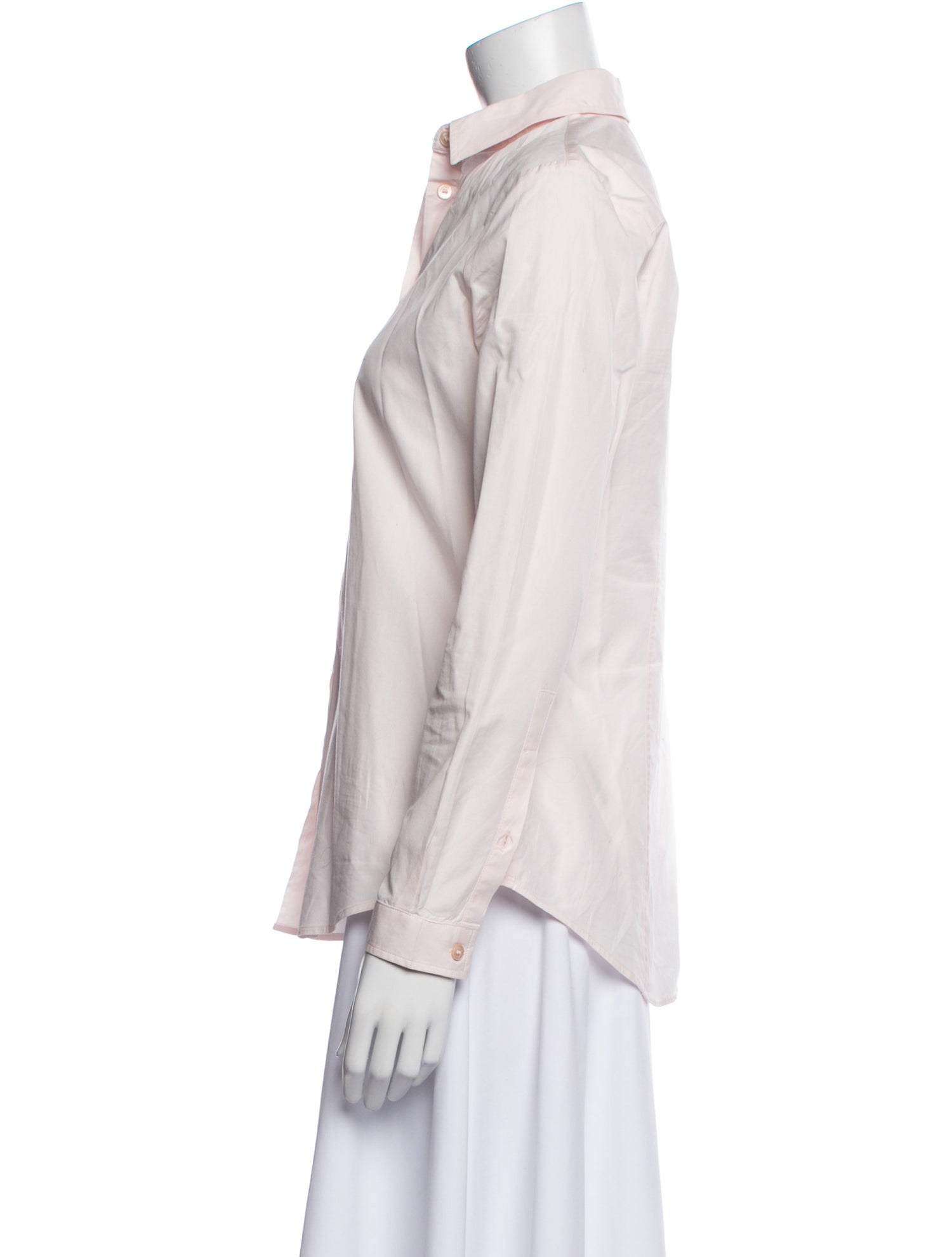 Burberry Brit Long Sleeve Button-Up Top