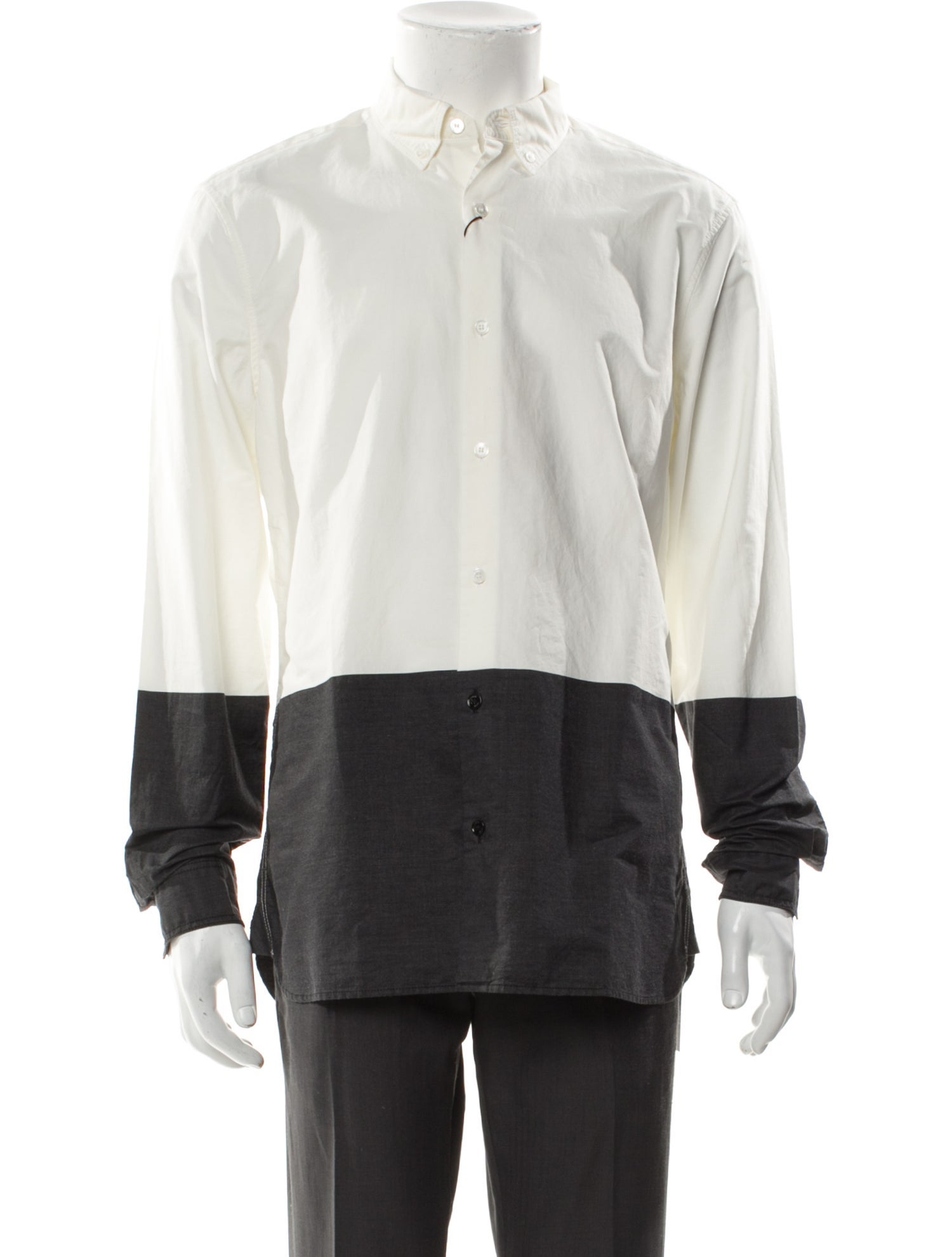 Burberry Brit Colorblock Pattern Long Sleeve Shirt w/ Tags