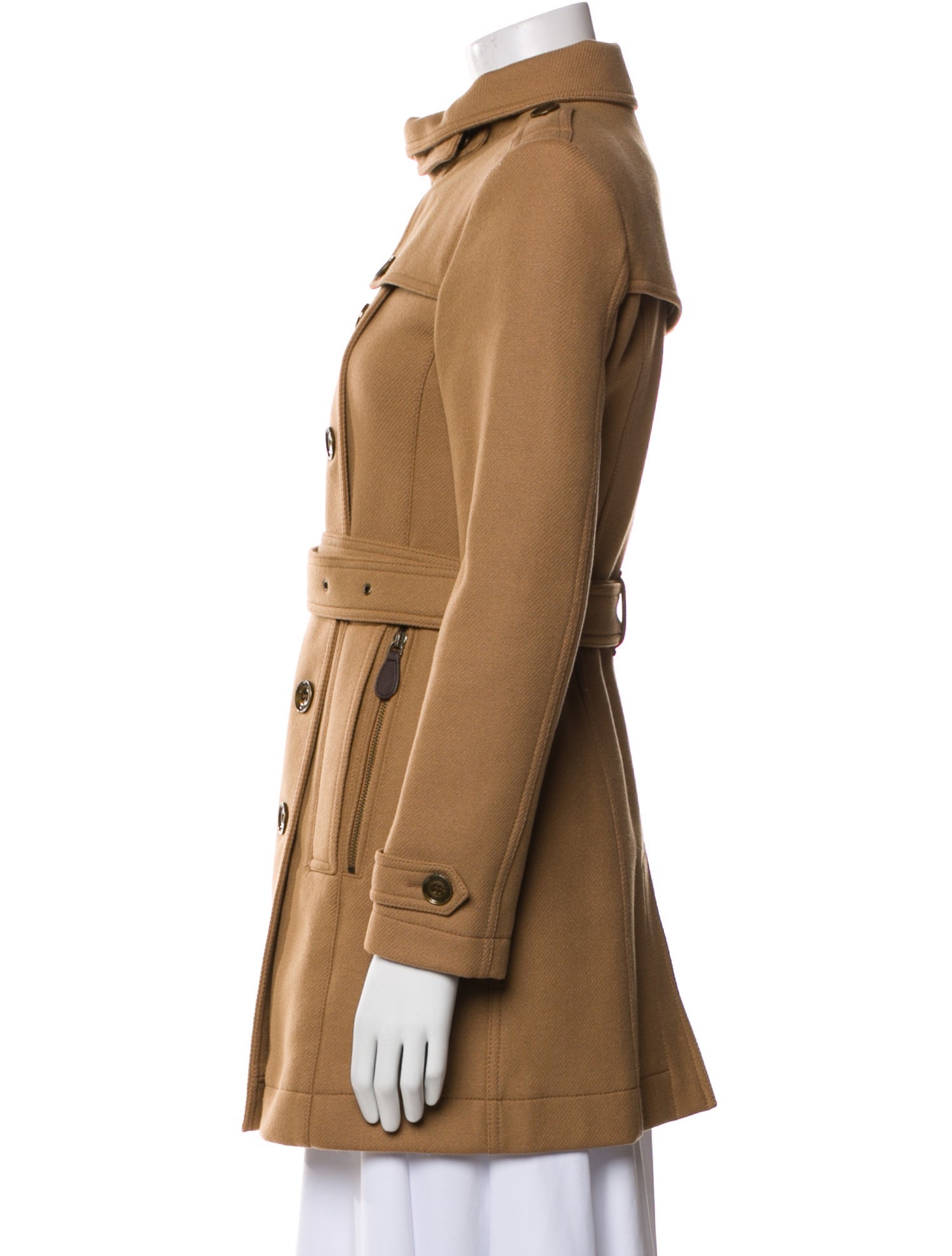 Burberry Brit Virgin Wool Trench Coat