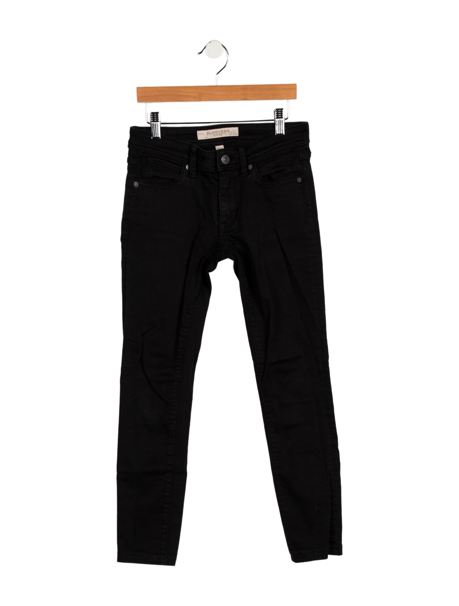 Burberry Brit Low-Rise Skinny Leg Jeans