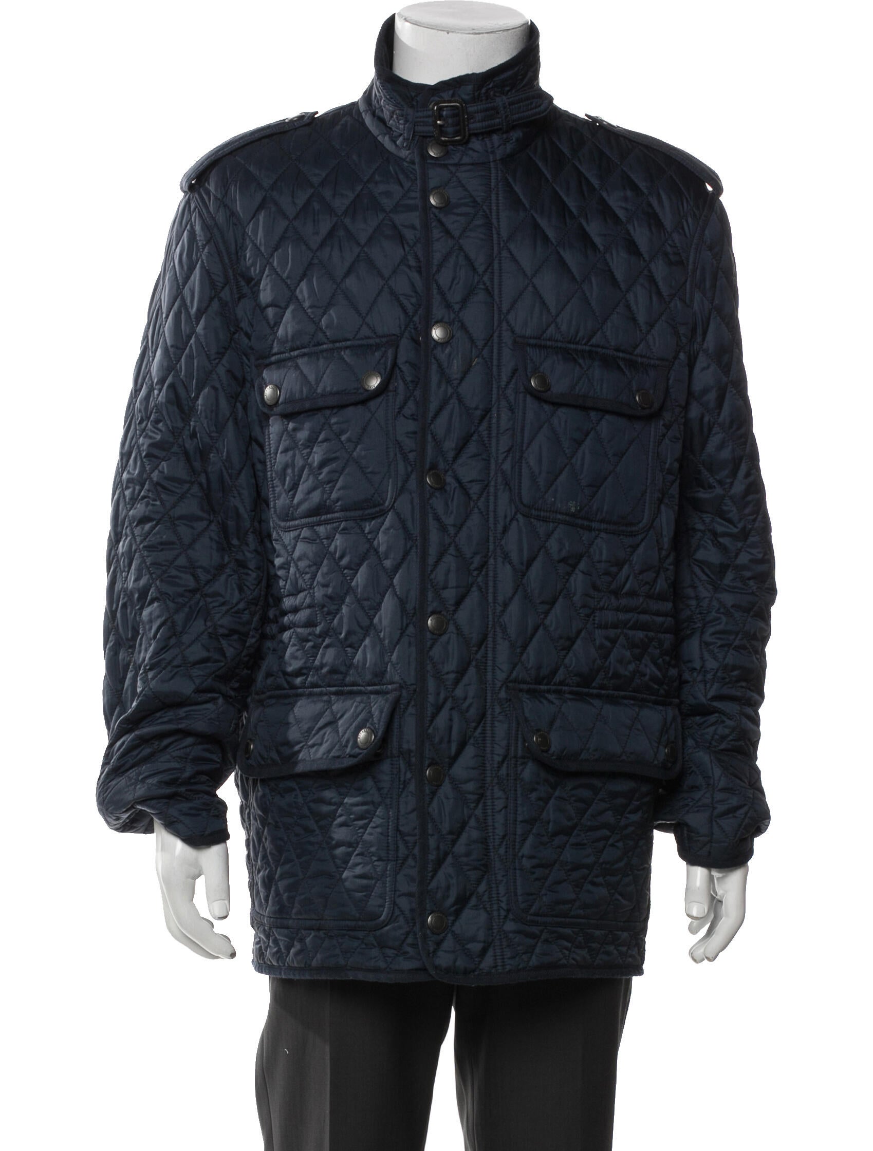 Burberry Brit House Check Pattern Puffer Coat