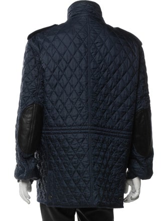 Burberry Brit House Check Pattern Puffer Coat