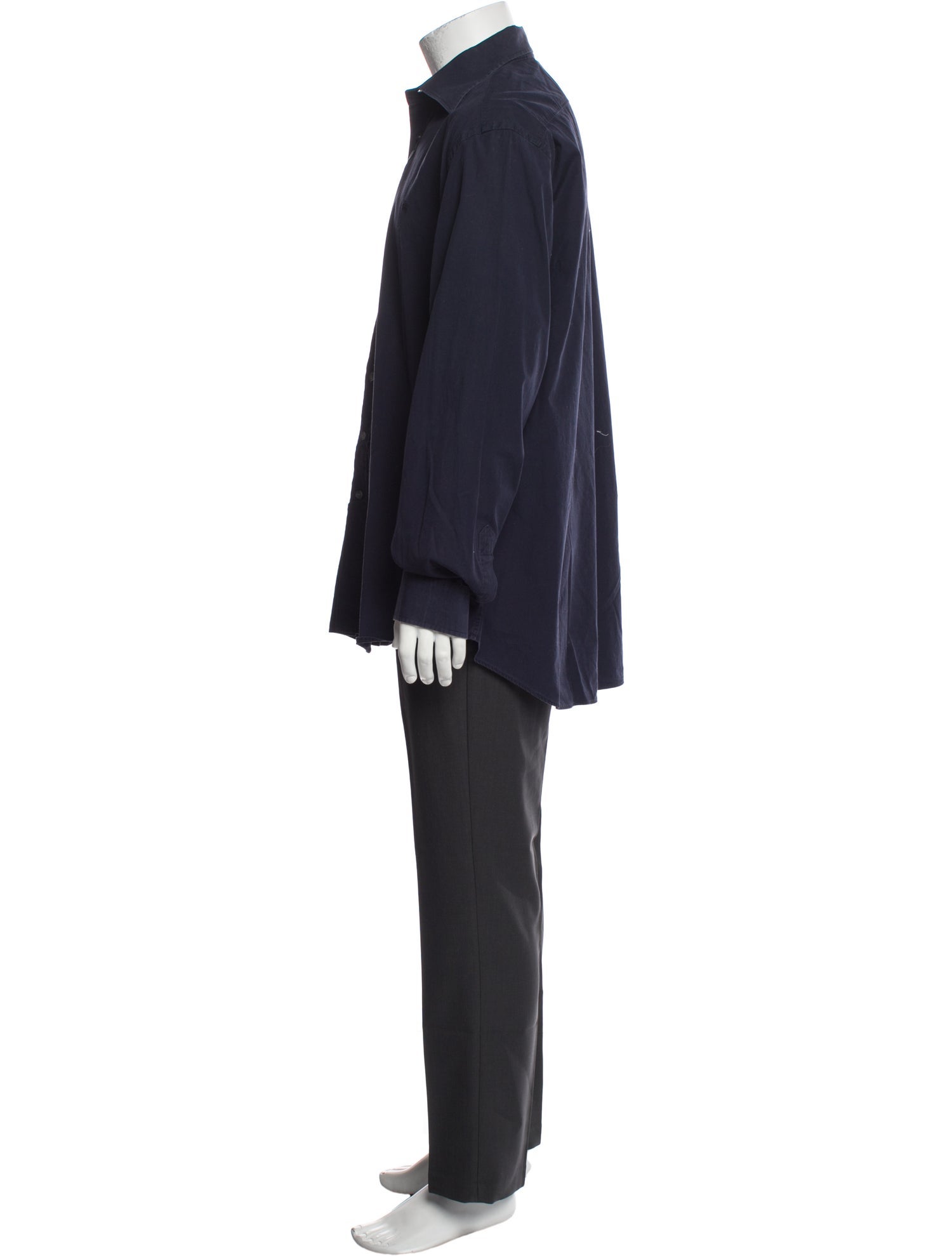 Burberry Brit House Check Pattern Long Sleeve Dress Shirt