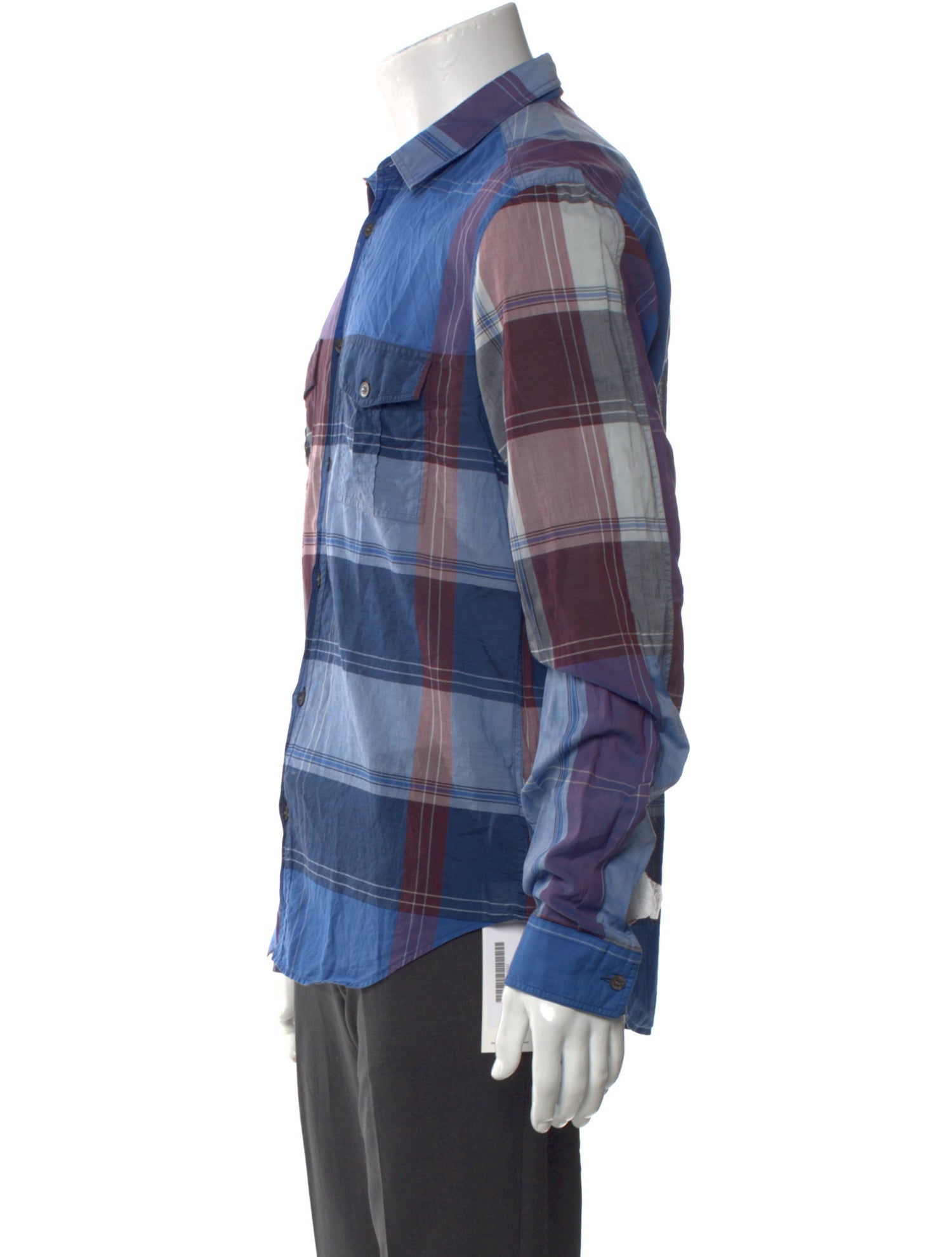 Burberry Brit Abstract Check Long Sleeve Shirt